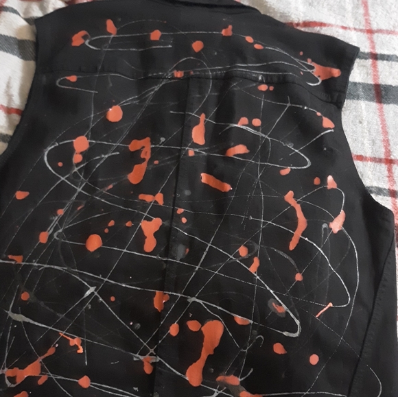 SOLD ❤️🔥Host Pick!❤️🔥Radass levis ouija board gothic horror vest! Black tag! - Picture 3 of 12